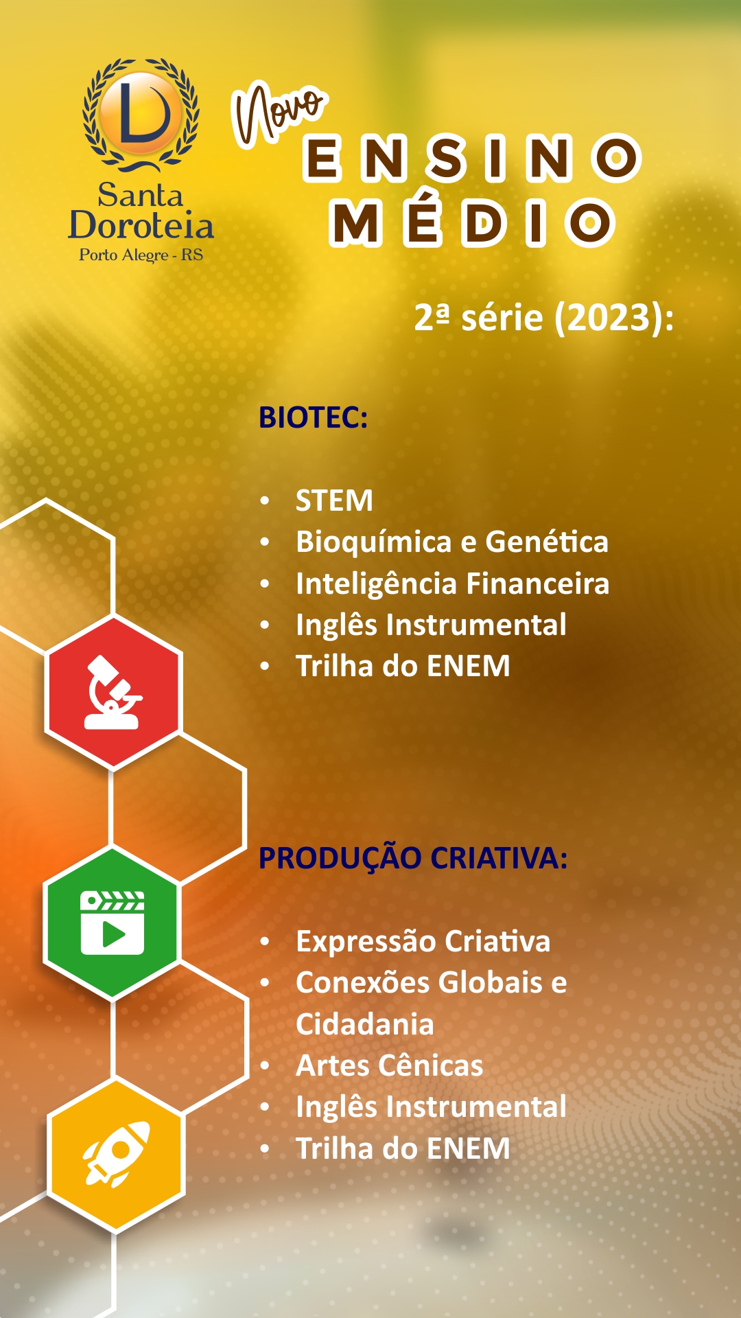 Novo Ensino Médio – 2ª Série – Colégio Santa Doroteia De Porto Alegre